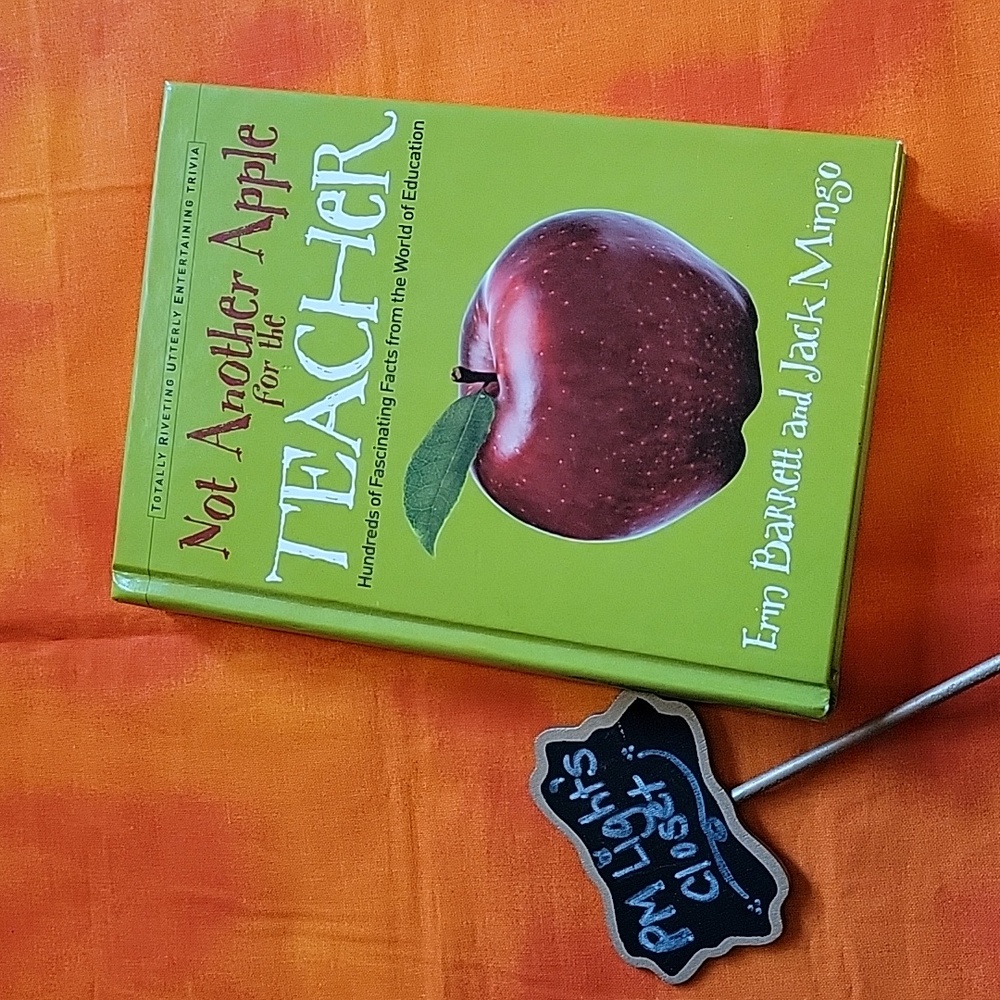 Not Another Apple for the Teacher Hardback Gift Book Barrett Mingo
